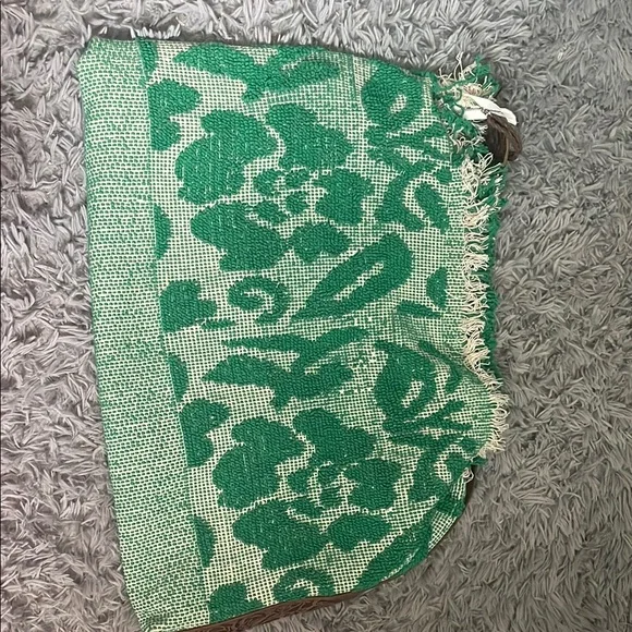 Free People Green Floral Shoulder Bag - Picture 1 of 2